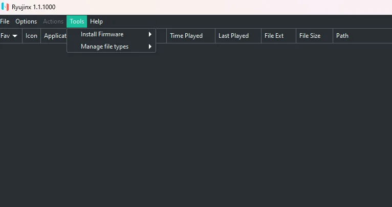 Install Firmware In Ryujinx Emulator